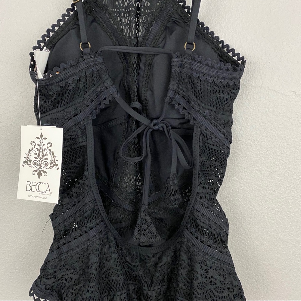 Becca • Crochet High Neck Swimsuit - Picture 6 of 12